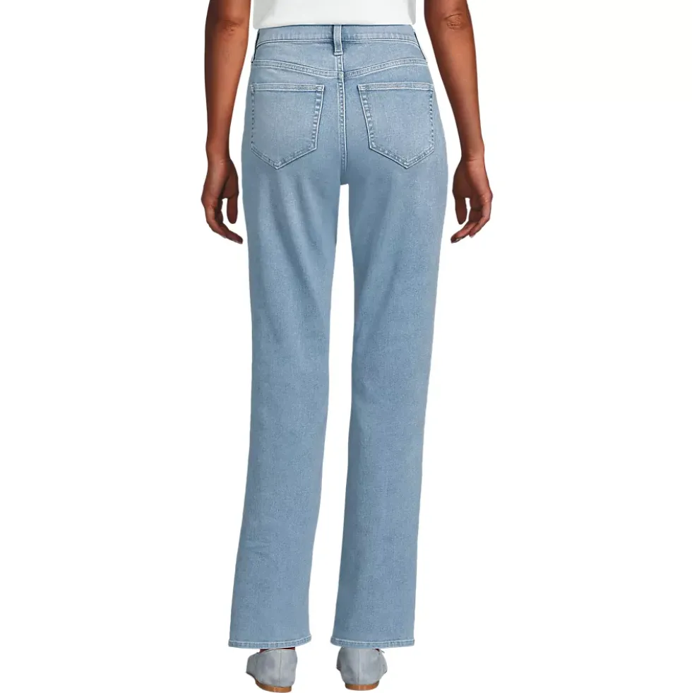 Women's Recover High Rise Straight Leg Blue Jeans