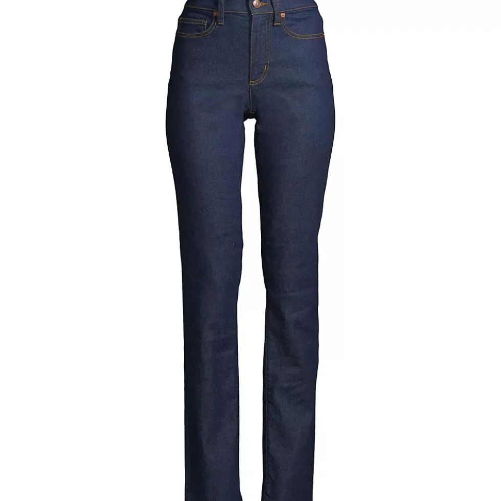 Women's Recover High Rise Straight Leg Blue Jeans