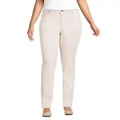 Women's Recover Mid Rise Straight Leg Blue Jeans