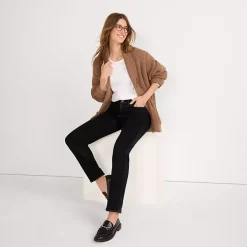 Women's Recover Mid Rise Straight Leg Blue Jeans