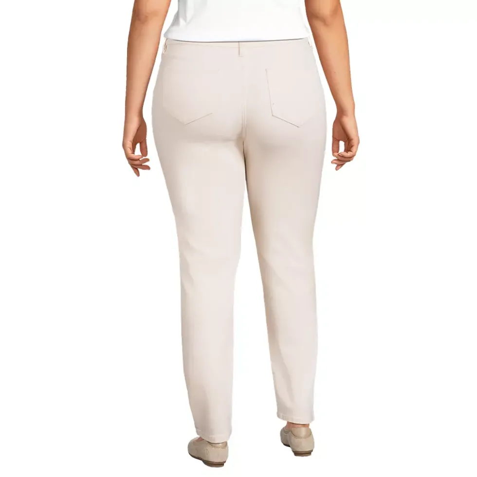 Women's Recover Mid Rise Straight Leg Blue Jeans