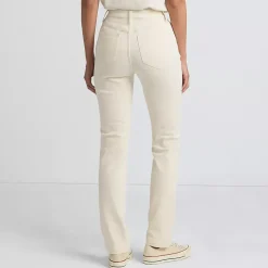 Women's Recover Mid Rise Straight Leg Blue Jeans