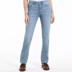 Women's Recover Mid Rise Straight Leg Blue Jeans