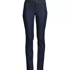 Women's Recover Mid Rise Straight Leg Blue Jeans