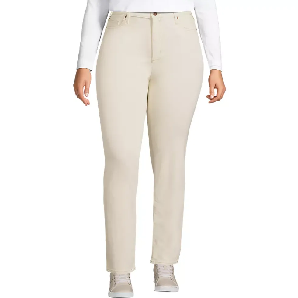 Women's Recycled Denim High Rise Straight Leg Jeans