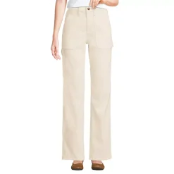 Women's Recycled Denim High Rise Straight Leg Utility Jeans