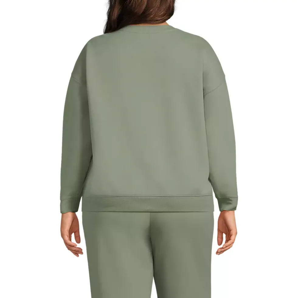 Women's Relaxed Serious Sweats Long Sleeve Crewneck Sweatshirt