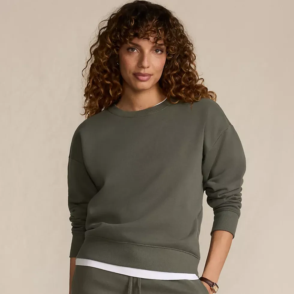 Women's Relaxed Serious Sweats Long Sleeve Crewneck Sweatshirt