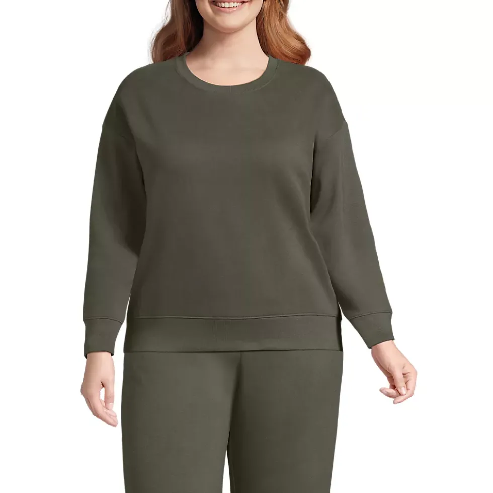 Women's Relaxed Serious Sweats Long Sleeve Crewneck Sweatshirt
