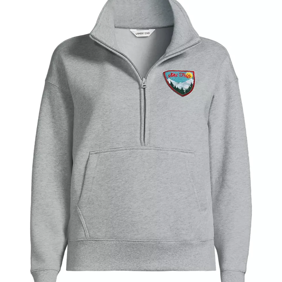 Women's Relaxed Serious Sweats Long Sleeve 1/2 Zip Sweatshirt