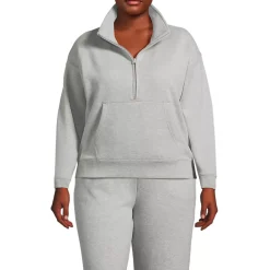 Women's Relaxed Serious Sweats Long Sleeve 1/2 Zip Sweatshirt