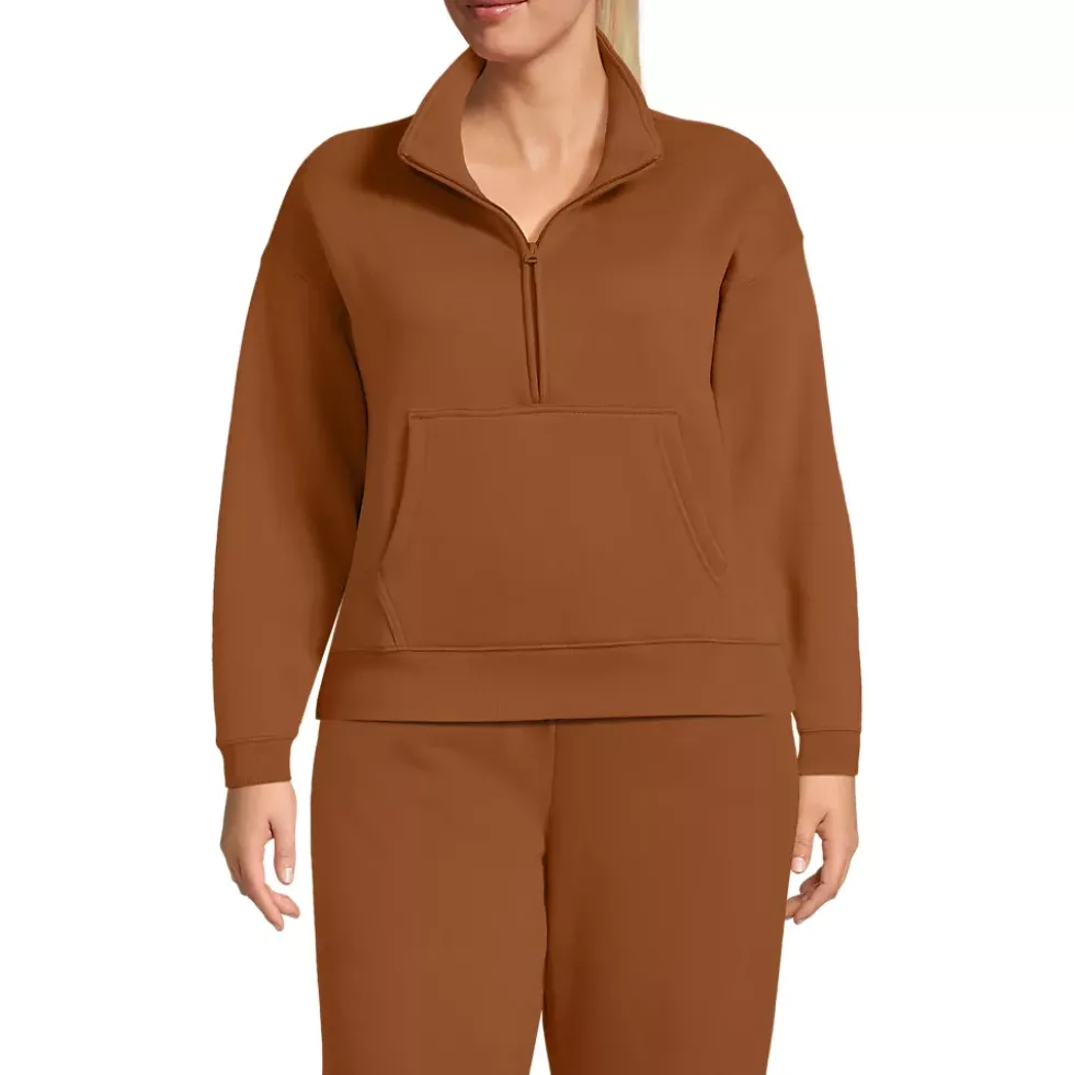 Women's Relaxed Serious Sweats Long Sleeve 1/2 Zip Sweatshirt