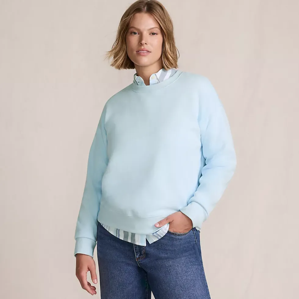 Women's Relaxed Serious Sweats Long Sleeve Crewneck Sweatshirt