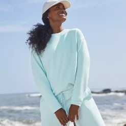 Women's Relaxed Serious Sweats Long Sleeve Crewneck Sweatshirt