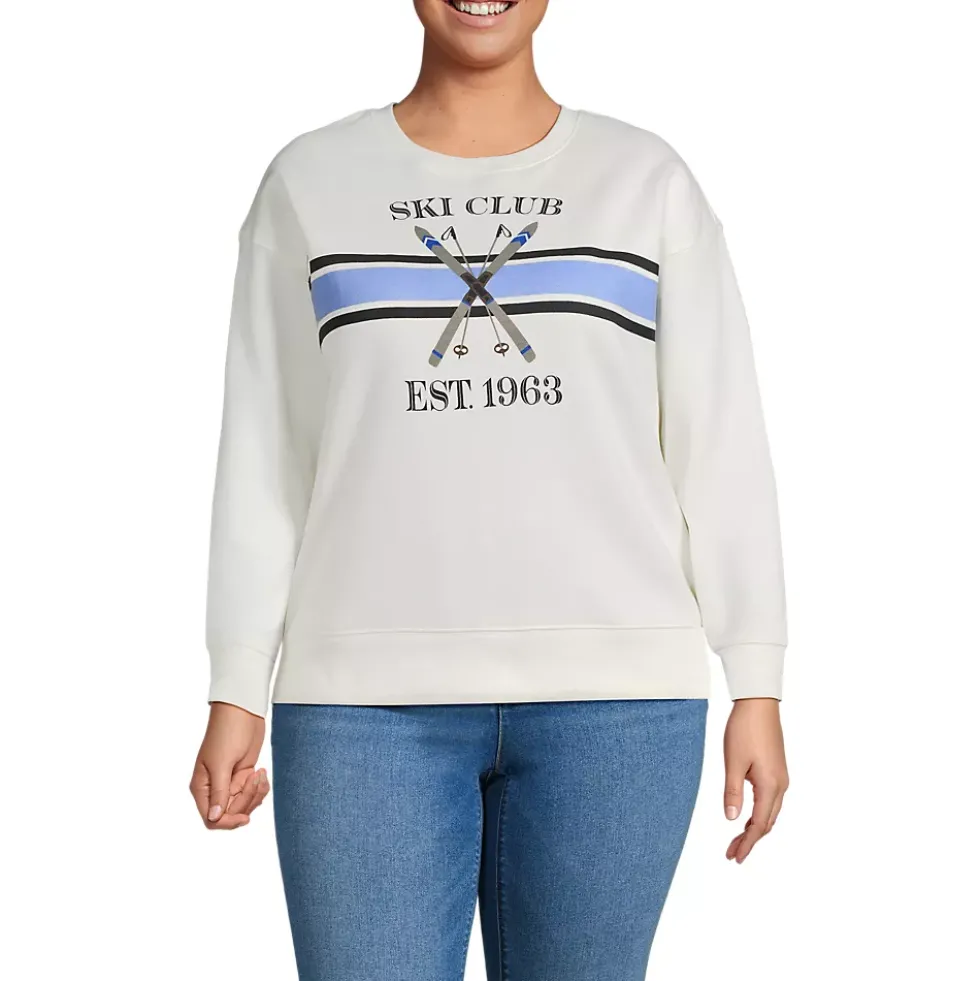 Women's Relaxed Serious Sweats Long Sleeve Crewneck Sweatshirt