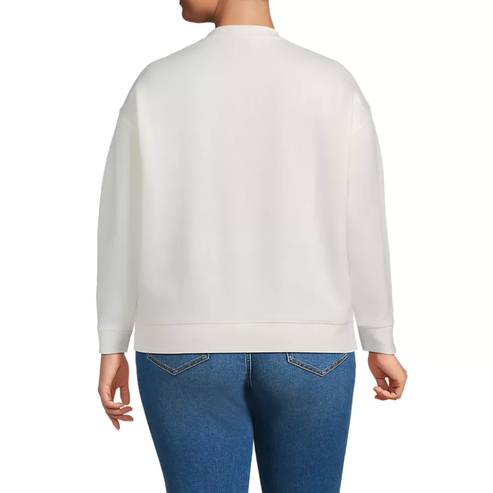 Women's Relaxed Serious Sweats Long Sleeve Crewneck Sweatshirt