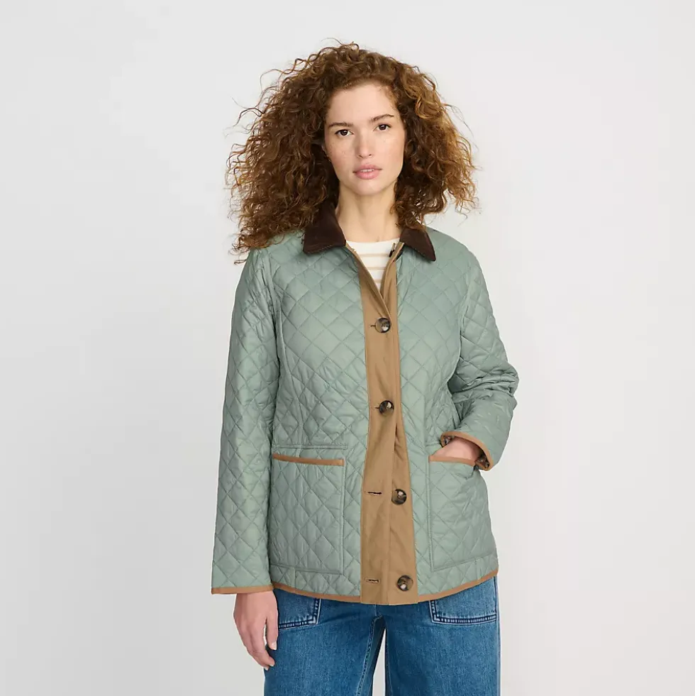 Women's Reversible Barn Quilted Insulated Jacket