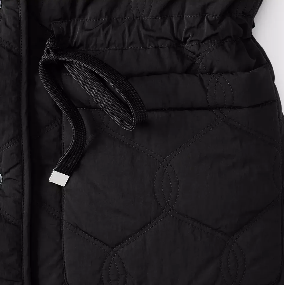 Women's Reversible Quilted Sherpa Fleece Vest