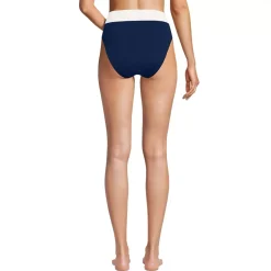 Women's Reversible Ultra High Leg High Waisted Bikini Swim Bottoms
