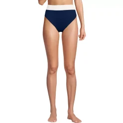 Women's Reversible Ultra High Leg High Waisted Bikini Swim Bottoms