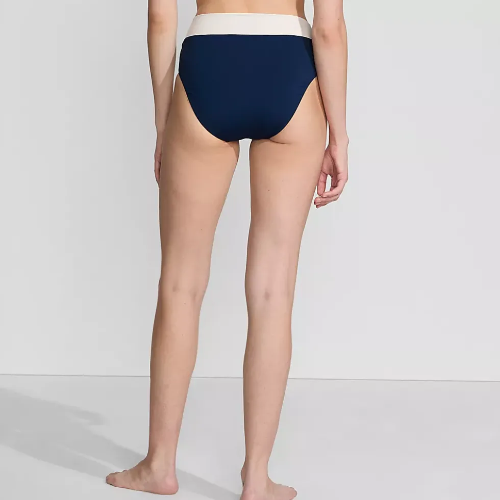 Women's Reversible Ultra High Leg High Waisted Bikini Swim Bottoms