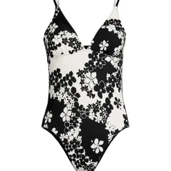 Women's Reversible V-Neck Ultra High Leg Strappy One Piece Swimsuit