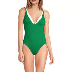 Women's Reversible V-Neck Ultra High Leg Strappy One Piece Swimsuit