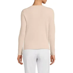 Women's Ribbed Scallop Cardigan Sweater - Set Top