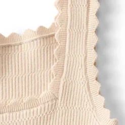 Women's Ribbed Square Neck Tank Sweater - Set Top
