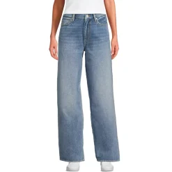 Women's Rigid Denim Mid Rise Baggy Jeans