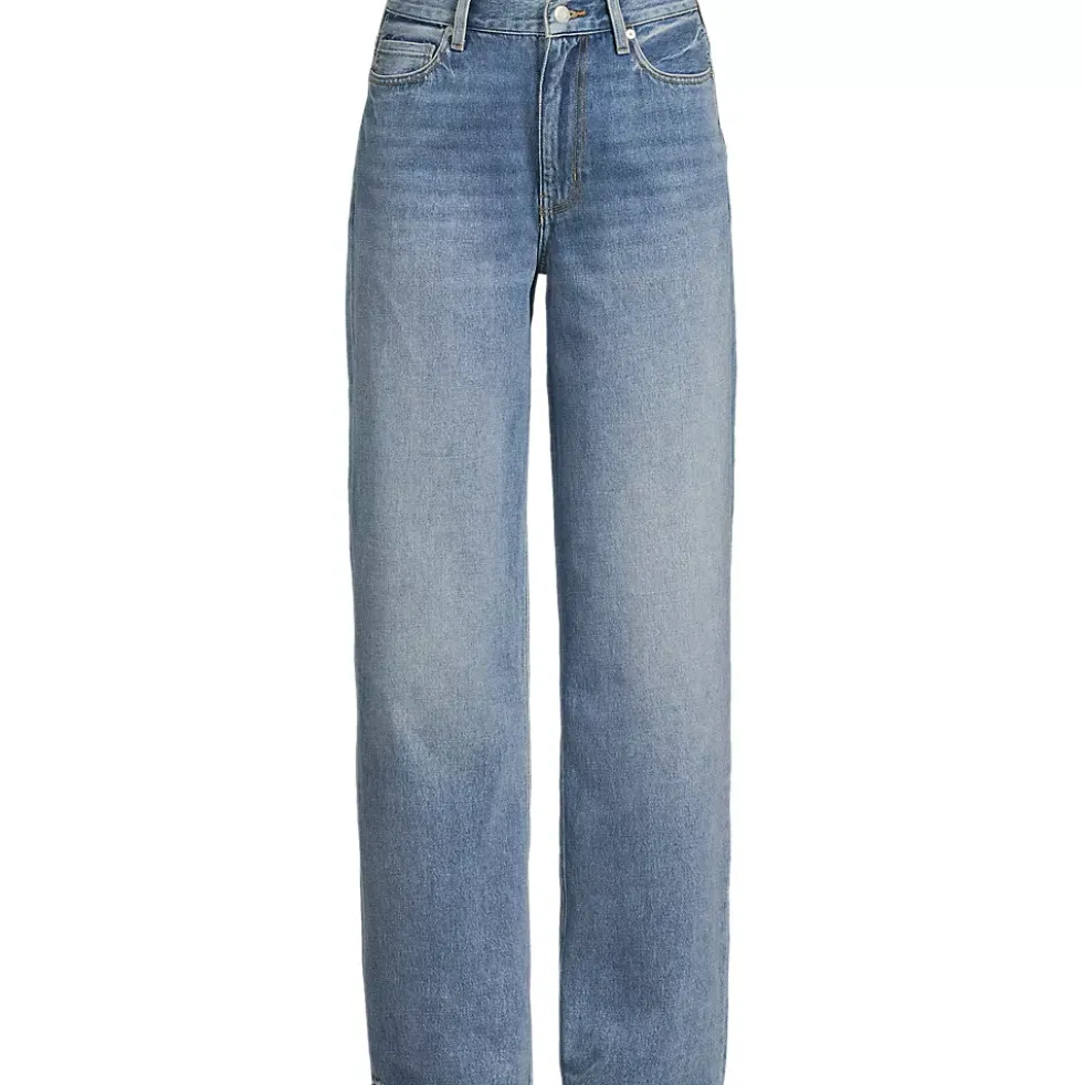 Women's Rigid Denim Mid Rise Baggy Jeans