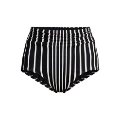 Women's Ruched High Waisted Full Coverage Bikini Bottoms