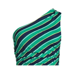 Women's Ruched One Shoulder Midkini Top