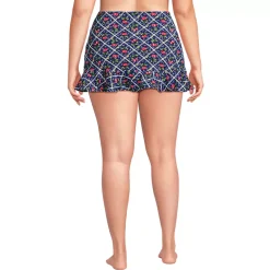 Women's Ruffle Hem Mini Swim Skirt