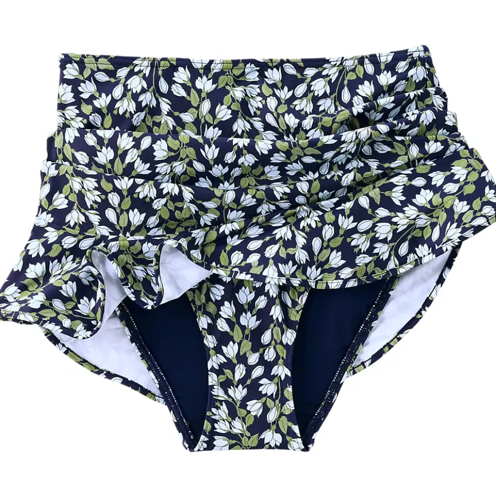 Women's Ruffle Hem Mini Swim Skirt