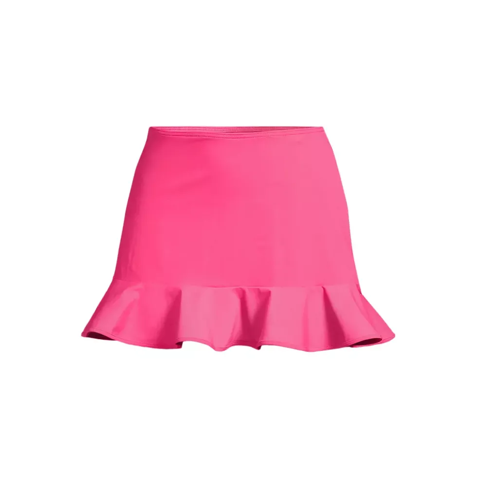 Women's Ruffle Hem Mini Swim Skirt
