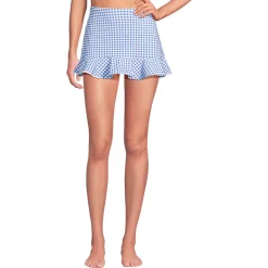 Women's Ruffle Hem Mini Swim Skirt