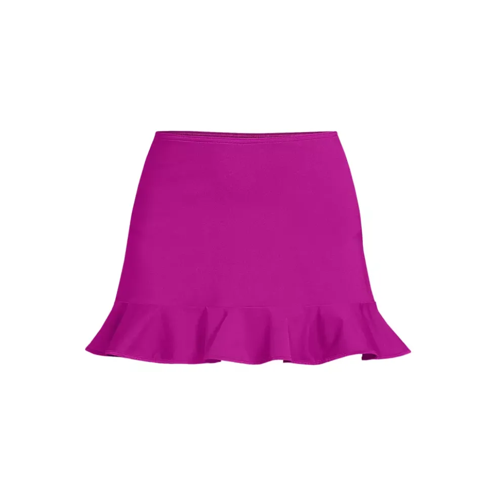 Women's Ruffle Hem Mini Swim Skirt