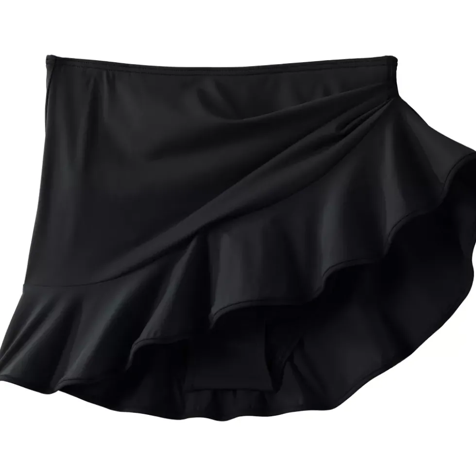 Women's Ruffle Hem Mini Swim Skirt