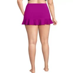 Women's Ruffle Hem Mini Swim Skirt