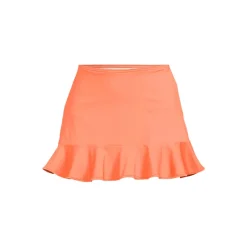 Women's Ruffle Hem Mini Swim Skirt