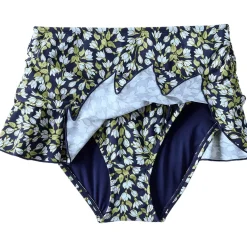 Women's Ruffle Midwaist Skirted Bikini Bottoms
