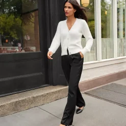 Women's Satin Elastic Back Wide Leg Pants
