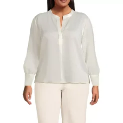 Women's Satin Popover Shirt