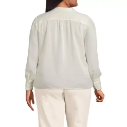 Women's Satin Popover Shirt