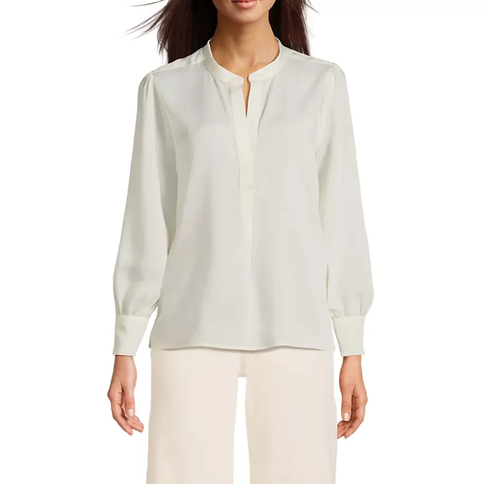 Women's Satin Popover Shirt