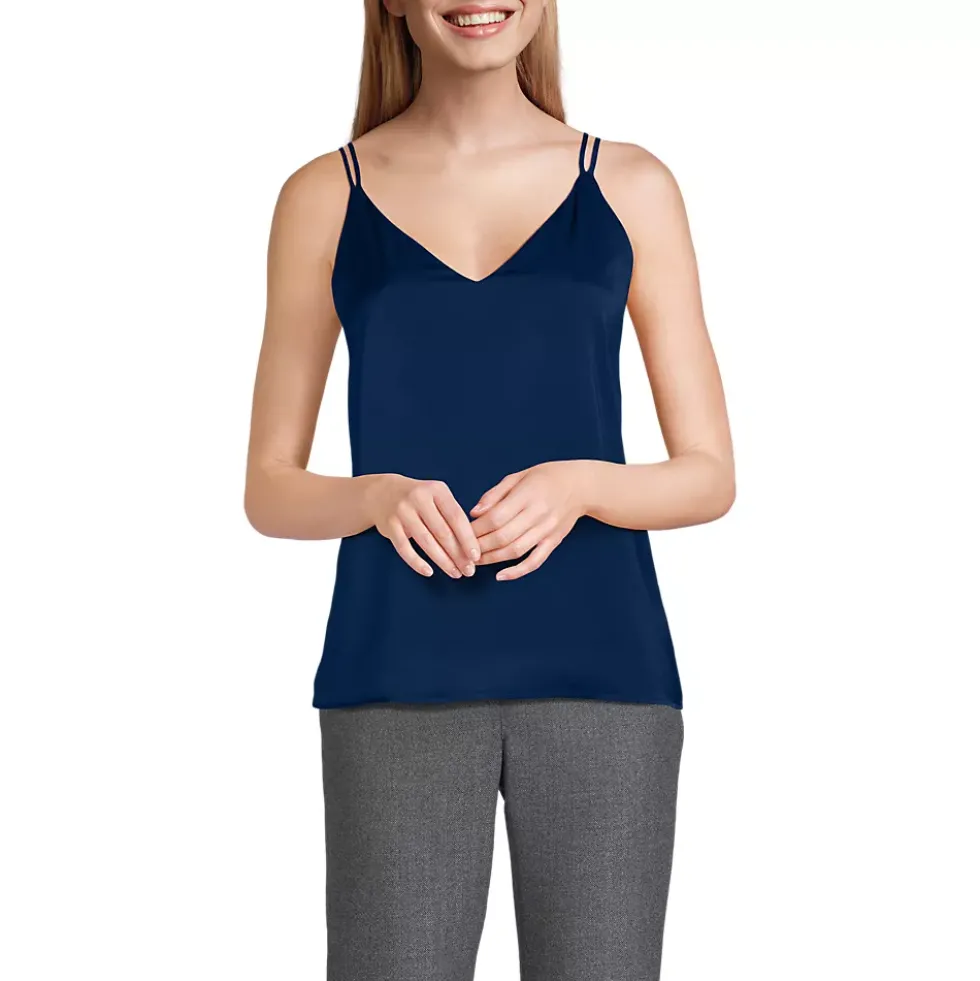 Women's Satin Vneck Camisole
