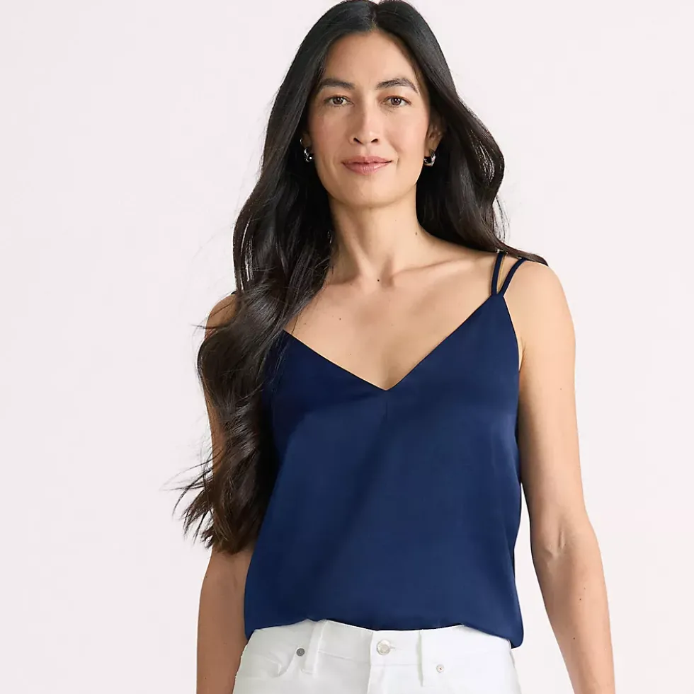 Women's Satin Vneck Camisole