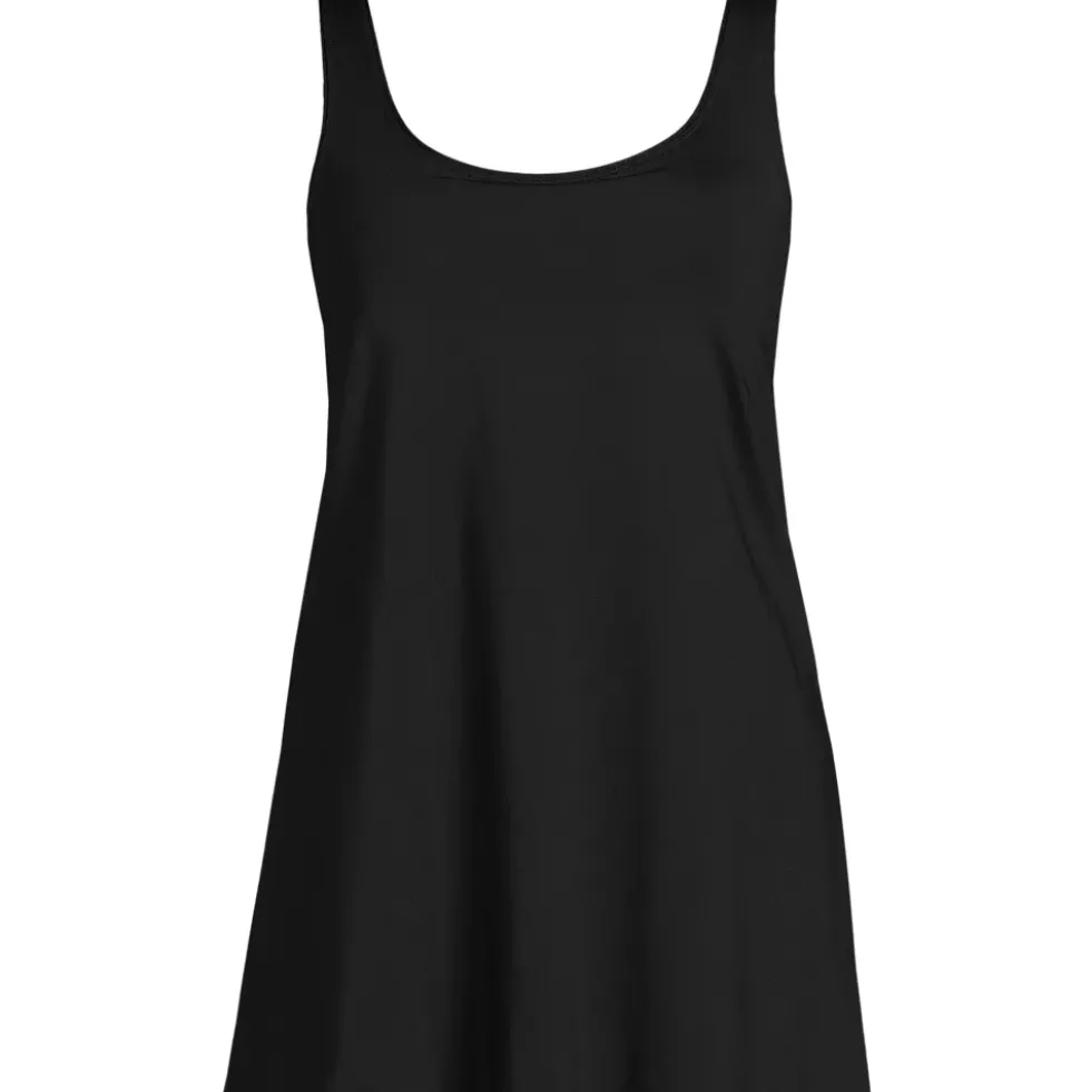 Women's Scoop Neck Mini Swim Dress Swimsuit