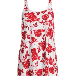 Women's Scoop Neck Mini Swim Dress Swimsuit